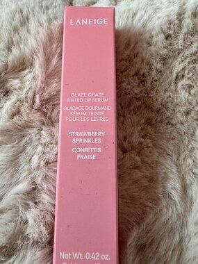 Laneige strawberry sprinkles lip mask #kbeauty